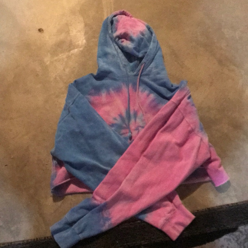 Odd Future Large Tie-Dye Hoodie (Cropped)